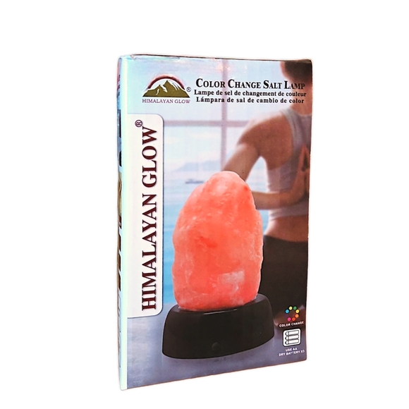 Himilayan Glow Color Chage Pink Salt Lamp, New In Box - Picture 1 of 3